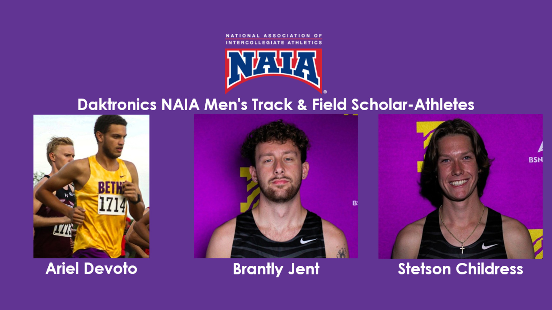 2024 Daktronics NAIA Men's Track & Field Scholar-Athletes Released