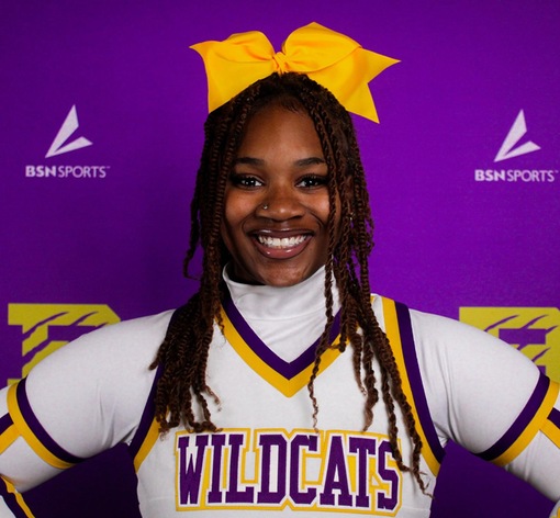 Bethel’s Taniya Burton Named to  MSC Cheerleading Champions of Character Team