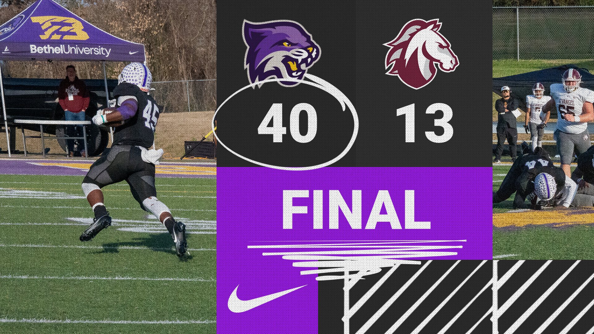No. 7 Wildcats Advance to NAIA Quarterfinals with 40-13 Win over No. 9 Evangel
