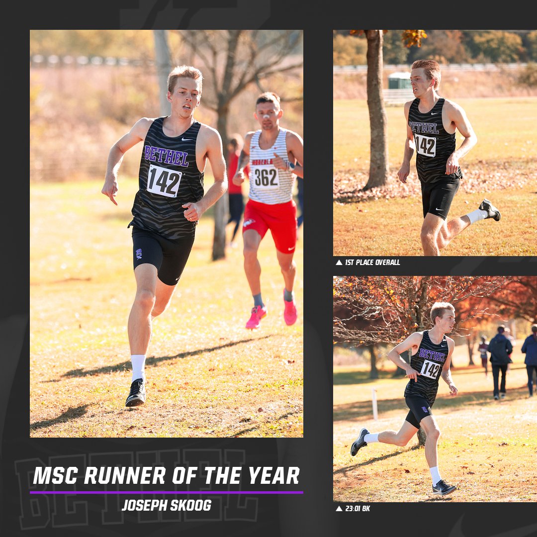Bethel’s Skoog Wins Title and is MSC Runner of the Year