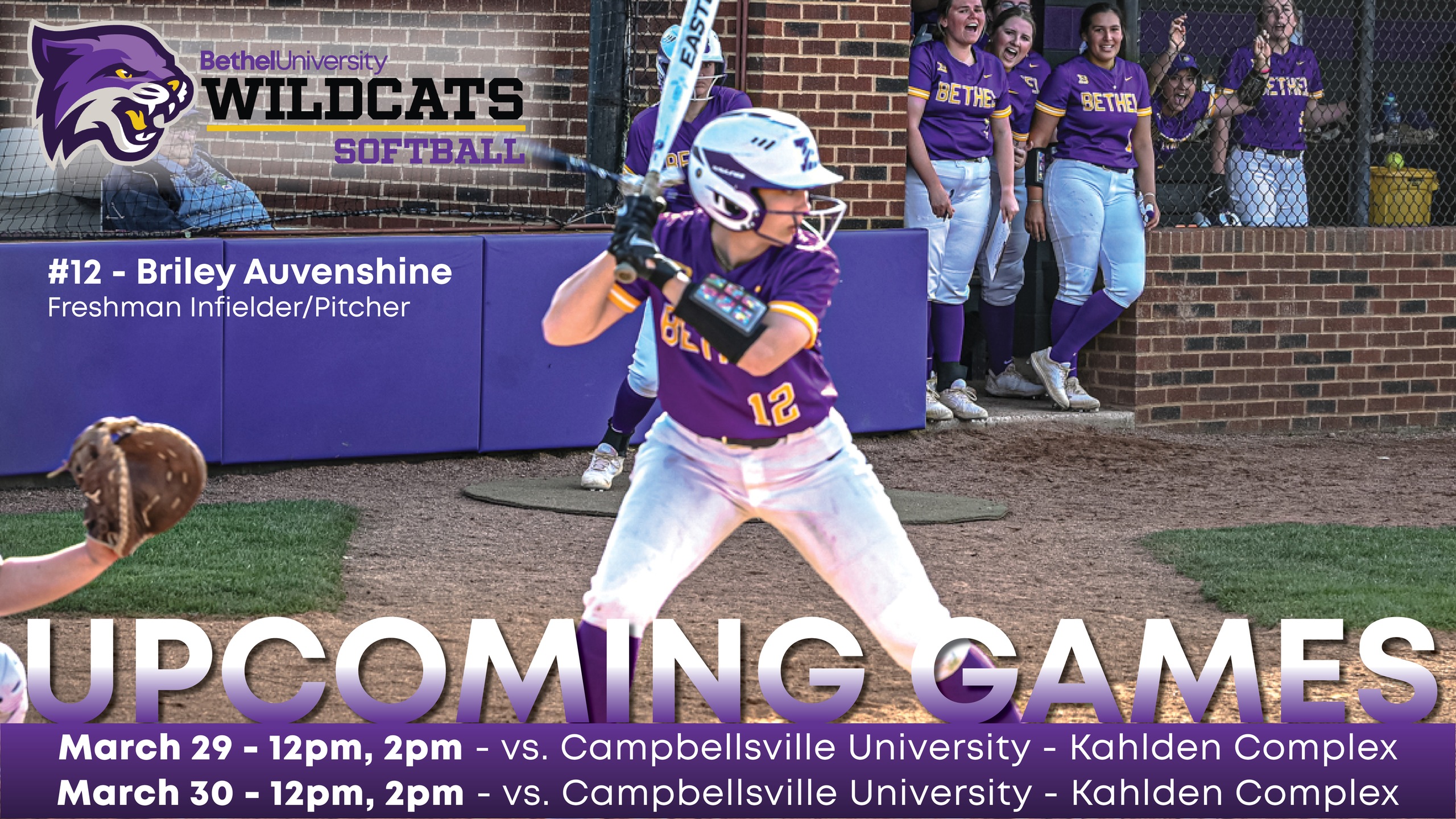 Softball to Host Campbellsville in MSC Action Friday &amp; Saturday