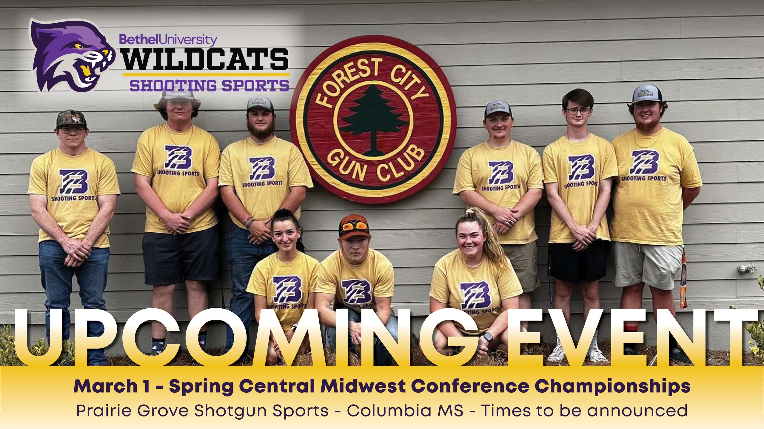 Cats Competing in the Spring Central Midwest Conference Championships