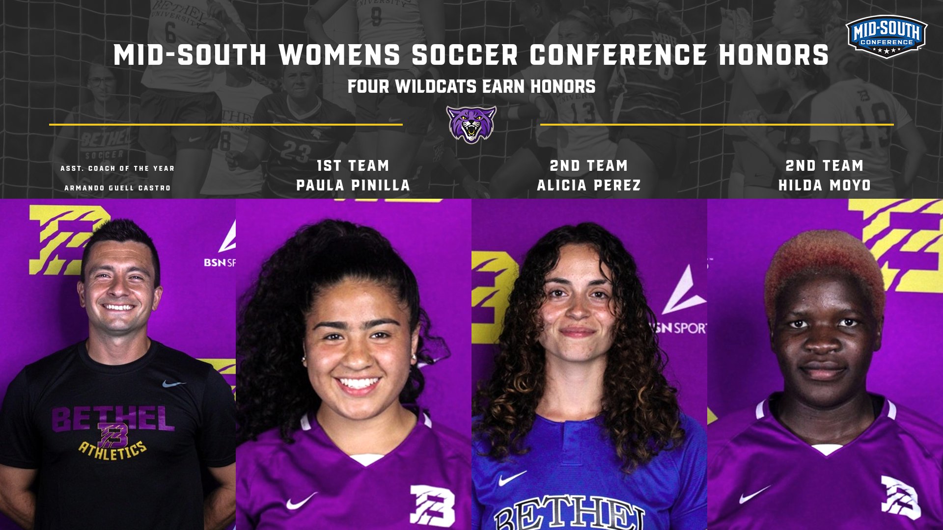 Mid-South Conference Announces 2023 Women's Soccer Awards