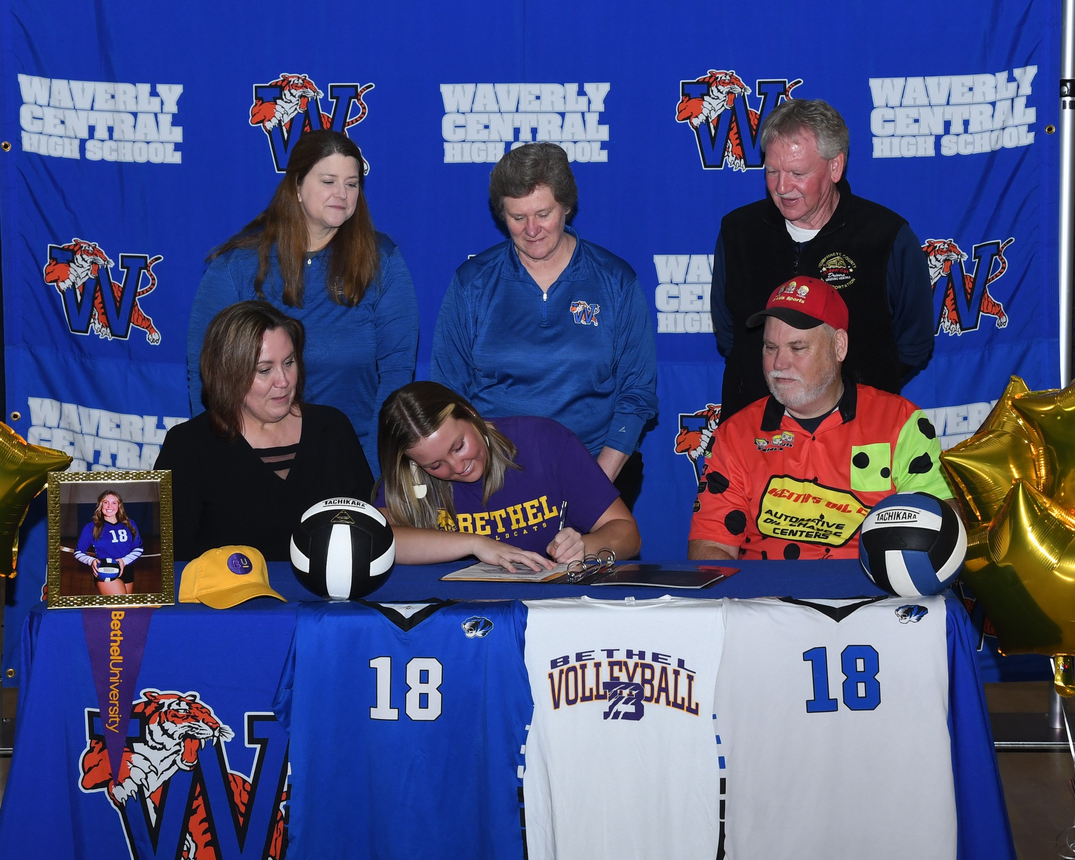 Volleyball Signs Waverly Central Standout