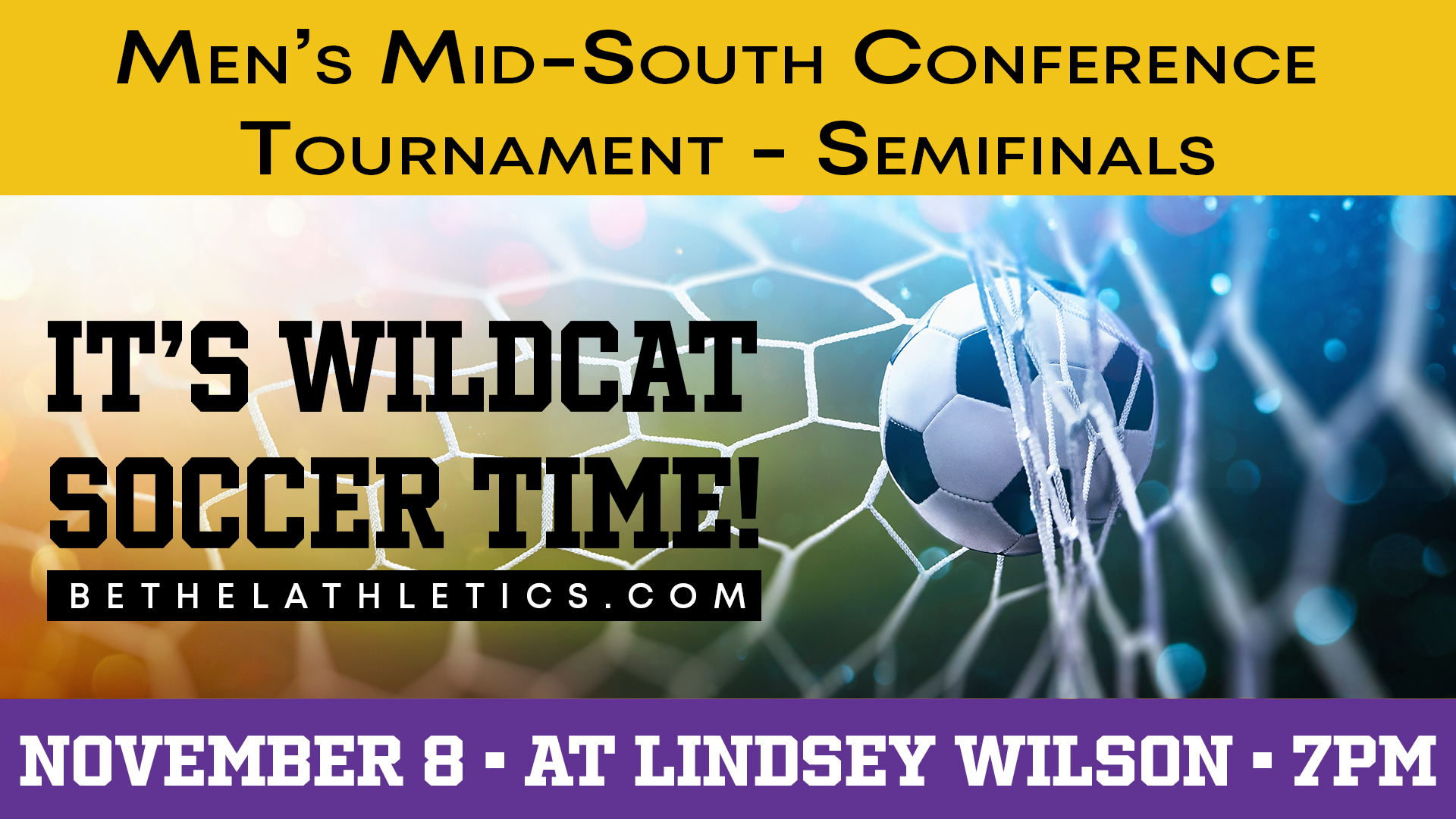 Men’s Soccer Faces Lindsey Wilson in MSC Tournament Semifinals